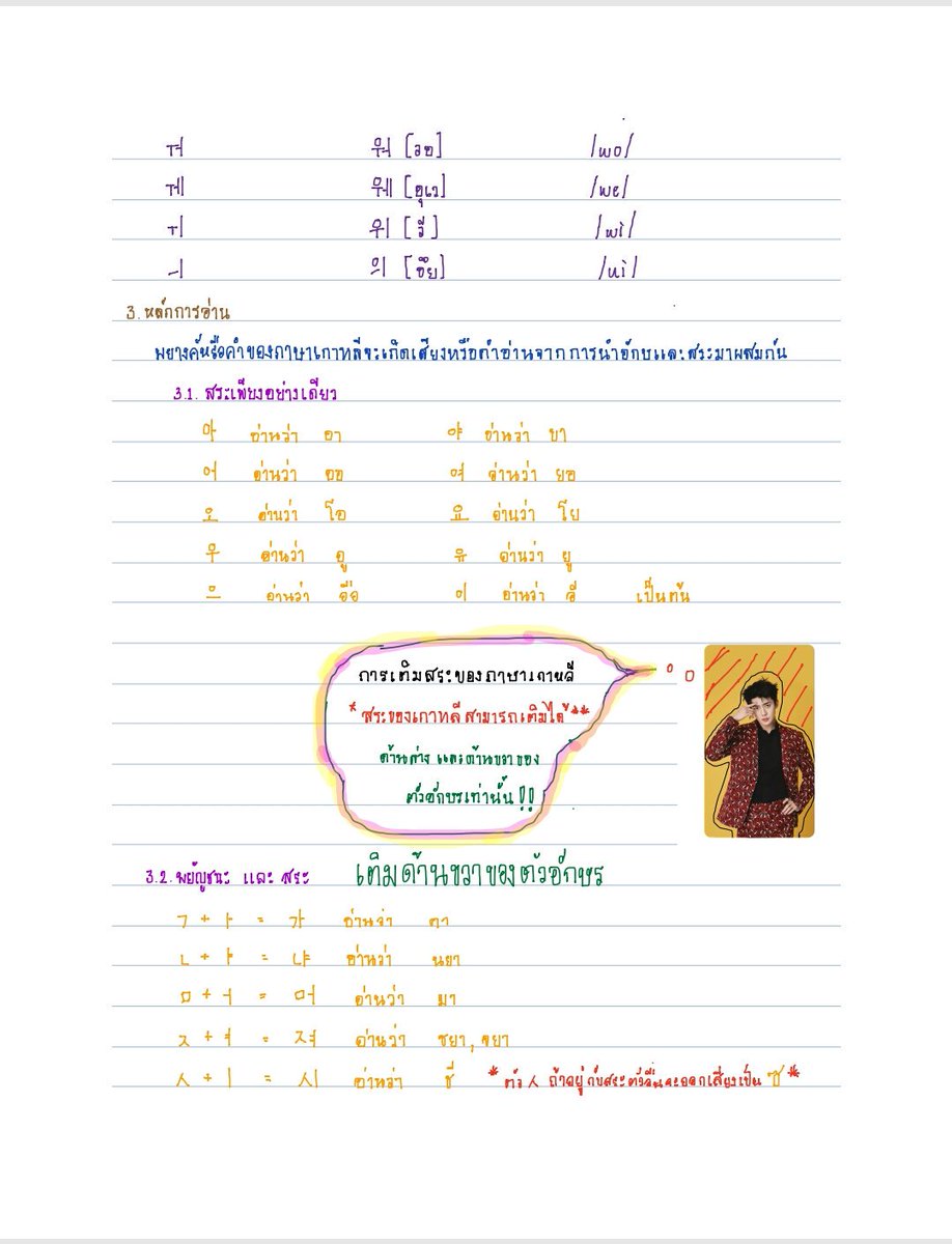 ILearn_Alone's tweet photo. ภาษาเกาหลี..ตอนที่ 1
อักษร สระ การออกเสียง และสะกดคำ
เพื่อนๆลองอ่านแล้วเข้าใจหรือไม่เข้าใจเม้นบอก หรือ สอบถามเพิ่มเติมได้นะคะ
#ILearnAlone https://t.co/PEVxhWpzre