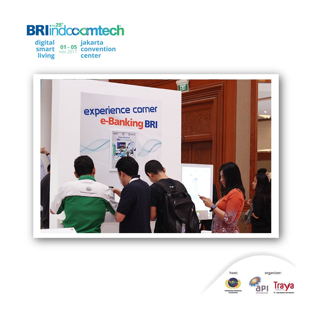 Indocomtechnet's tweet photo. Tahun depan tepatnya 31 Oktober-4 November #BRIINDOCOMTECH akan hadir dgn acara yg lebih seru. Catat tanggalnya ya! https://t.co/K2DWAWwaJp
