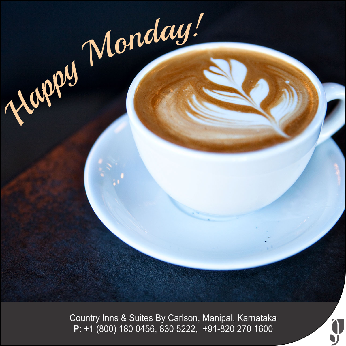 CountryinnM's tweet photo. Begin your day in a #nice way with an inherent cup of #coffee served with delight at #CountryInnSuites #Manipal. https://t.co/j46kjpBeuU