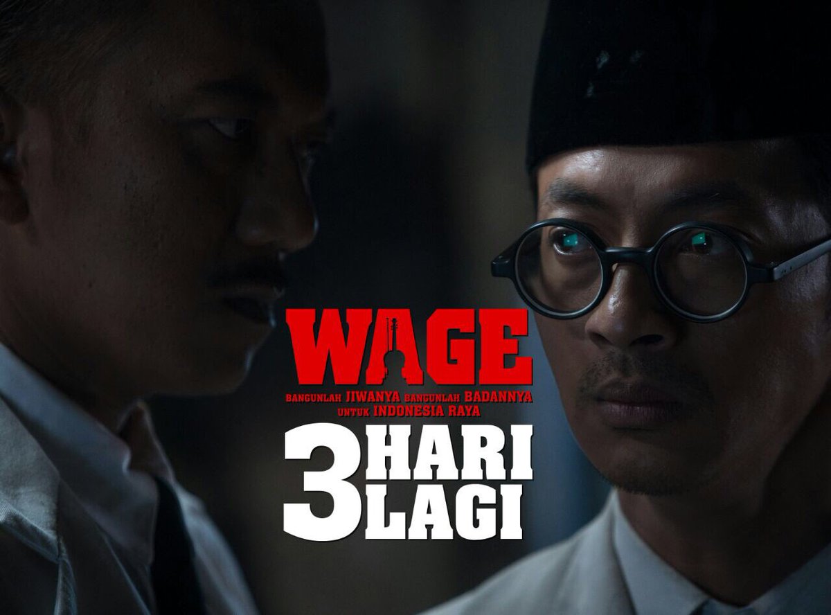 WAGE, 3 HARI LAGI DI BIOSKOP.

9 NOVEMBER 2017

#Wage #FilmWage #WageSupratman #OPSHIDMedia #FilmIndonesia #FilmNasional #01