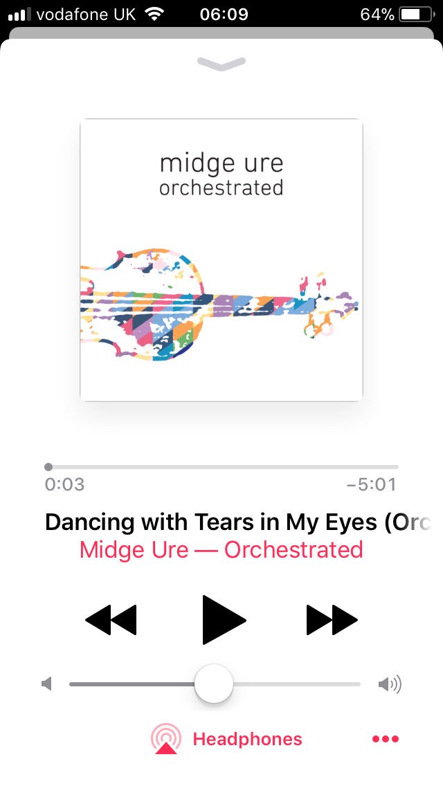 This is just beautiful, @midgeure1 I love you, thank you 😘 #Orchestrated #DancingWithTearsInMyEyes