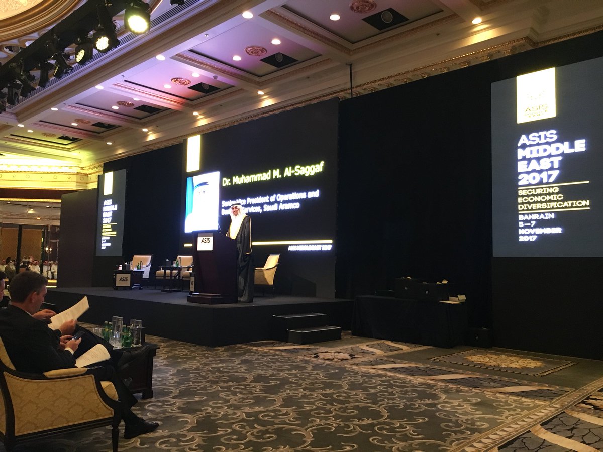 gdfrdhendriks's tweet photo. Opening keynote by dr. Muhammed M. Al-Saggaf @MyASIS_Intl #ASISME #MyASIS https://t.co/dNOfNh7Rcb