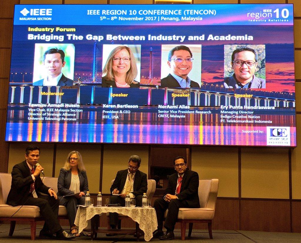 As a part of TENCON2017, we carry out Industry Forum presenting IEEE President &amp; speakers from prominent innovative industries in the region