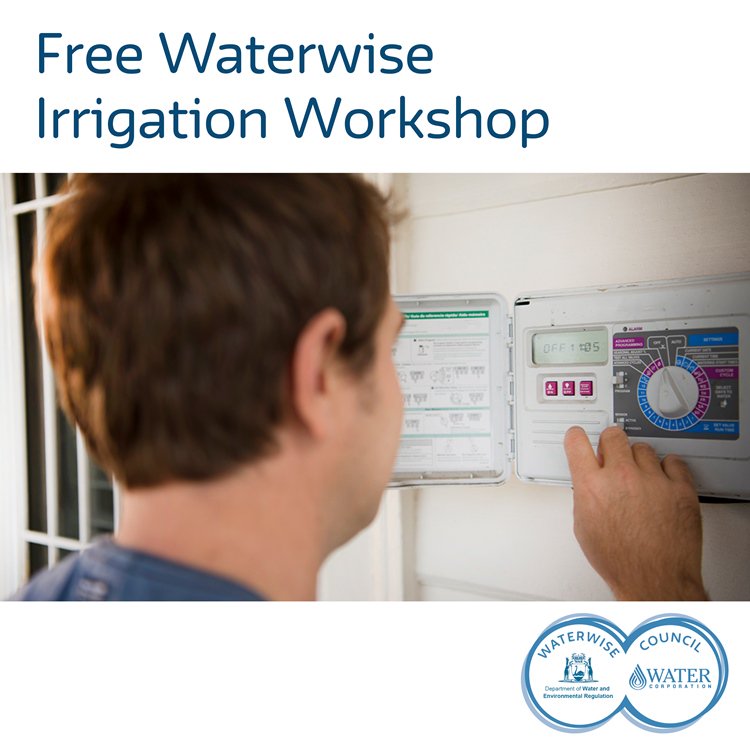 CityofPerth's tweet photo. Free Waterwise Irrigation Workshop on Sat 11 Nov at 10am at the Northbridge Piazza Community Room. Info: https://t.co/Nmg5IEamJf https://t.co/ZVM7o03Jmz