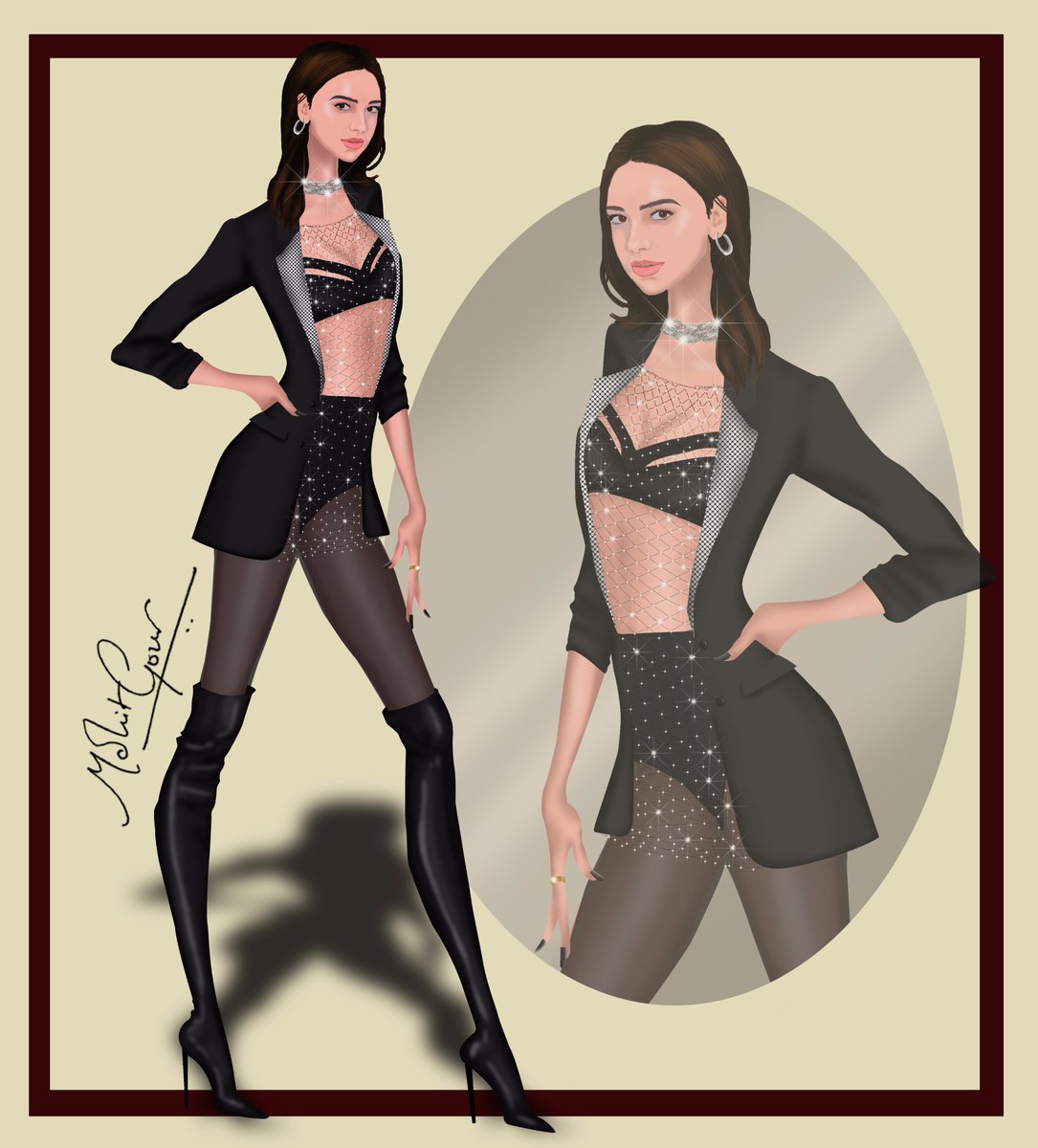 themoh1t's tweet photo. @DUALIPA in @PatriziaPepe 
#fashionillustration
#fashionart
#illustration #fashionart #fashionsketch #DuaLipa @dualipauk @DuaLipaPHIL https://t.co/G9G7d7UUW2