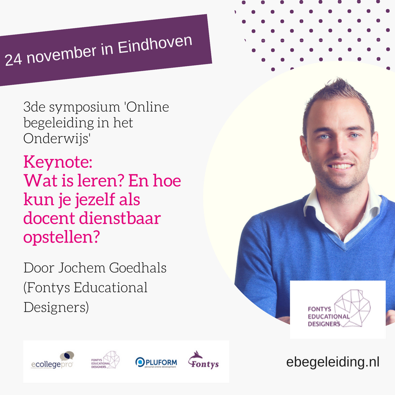 Pluform's tweet image. 24/11 Symposium Online begeleiding in het Onderwijs ebegeleiding.nl/symposium