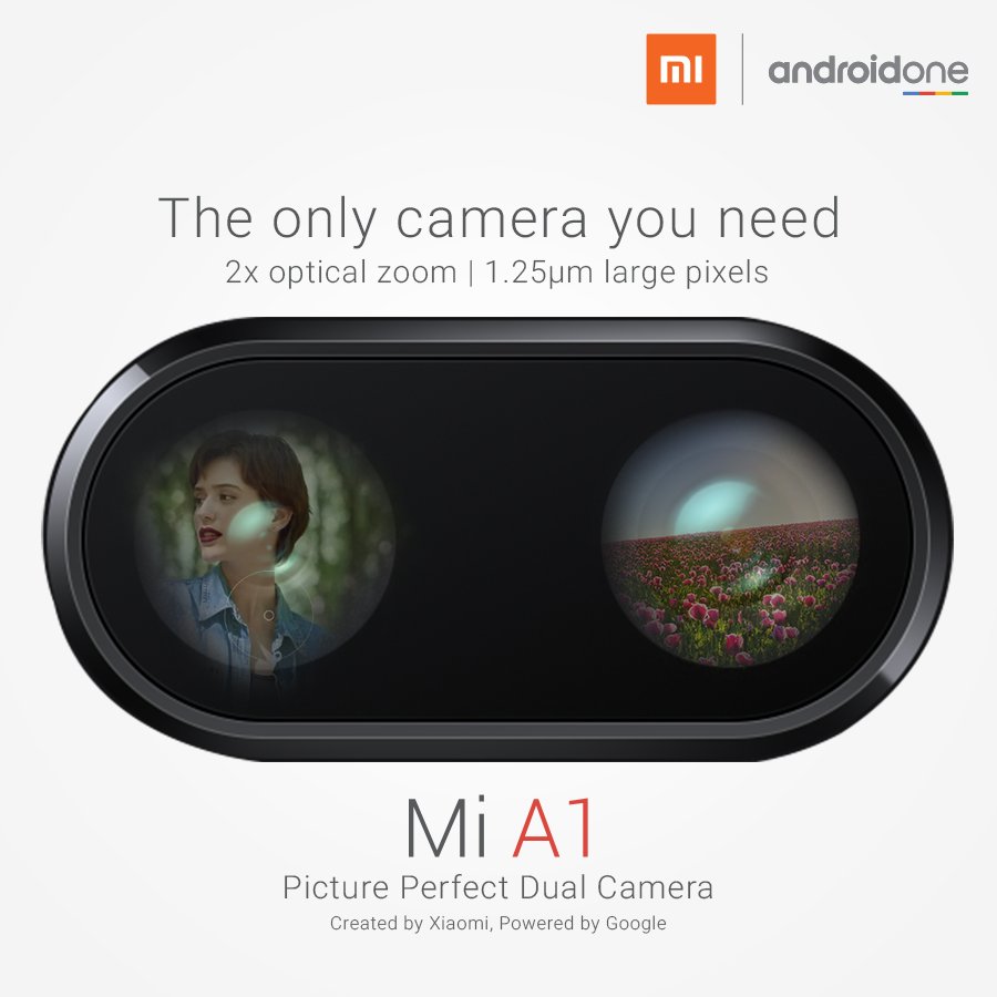 #MiA1 comes with flagship 12MP wide-angle &amp; telephoto dual camera to ensure that it's the only camera you'd need! 📸
mi.com/in/mi-a1