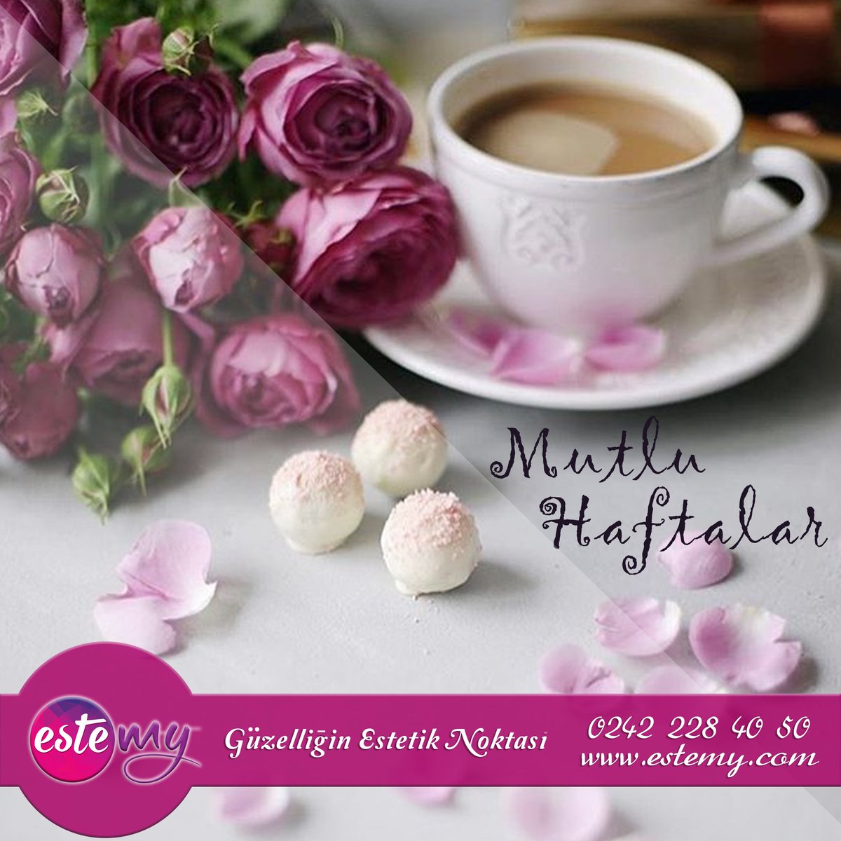 Mutlu,keyifli ve sıcacık bir hafta diliyoruz ☕
estemy.com - Güzelliğin Estetik Noktası
#estemy #güzellik #dermaroller #epilasyon #pazartesi