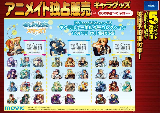 あんさんぶるスターズ! アクリルキーホルダーコレクション Idol