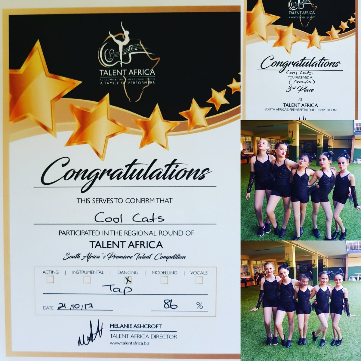 rhythmic_arts's tweet photo. RAA dancers got 86% at Talent Africa Regionals and placed 3rd overall agaibst all groups. Well done guys! Off to nationals!! #RAA #tapdance https://t.co/jRxTL91uqZ