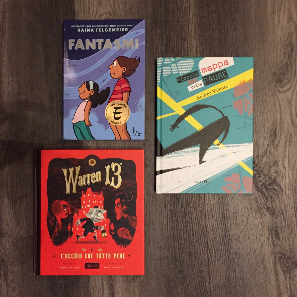 Libri del lunedì senza paura con <a href="/andersentwitt/">Andersen la rivista</a> <a href="/LaStampa/">La Stampa</a>:Fantasmi di <a href="/goraina/">Raina Telgemeier</a>, i racconti <a href="/andreavalente/">andrea valente</a> e Warren13 bit.ly/fumetti_paura