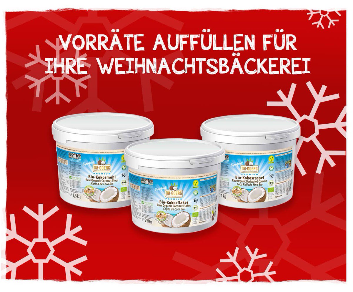 drgoerg's tweet photo. Jetzt schon die Vorräte für eure Weihnachtsbäckerei auffüllen! 🍪🎄Unsere Vorteilspackungen findet ihr hier: https://t.co/3wGarlQ5vG https://t.co/r2uyzupA7u
