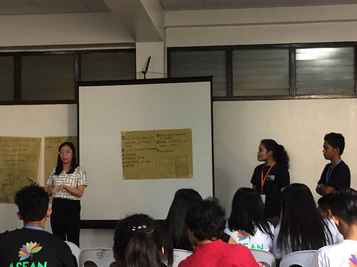 itsmepoljohnb's tweet photo. “Rallying people together for the advancement of our ASEAN society.” #AYF2017 https://t.co/r4fwjnboAT