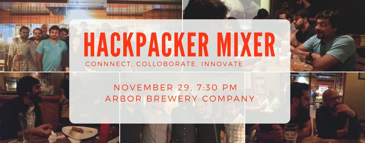 dsh_india's tweet image. Come, join us for our second #Hackpacker Mixer on November 29th, 07:00 PM onwards at Arbor Brewing Company India. goo.gl/ZRB8eD