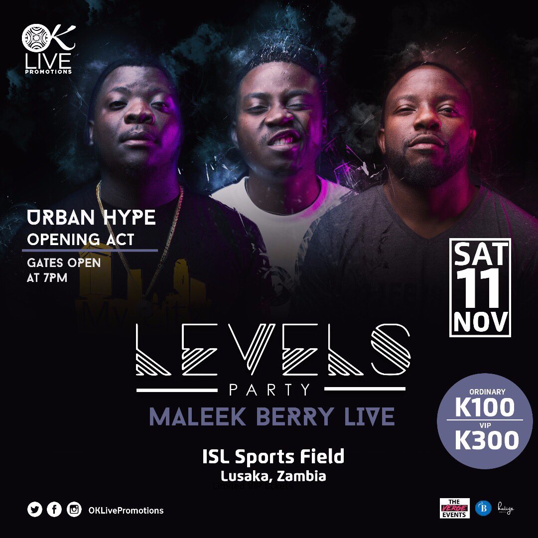 ThisIsUrbanHype's tweet photo. Here is your weekend plan! #LevelsParty with yours truly &amp; @MaleekBerry https://t.co/MT5st0Zoi6