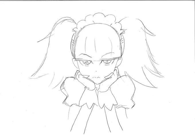 #皆さんラフと完成絵を見せてください
ラフの時点で完成絵が見えてる場合とすごく直しが必要な場合があるます 