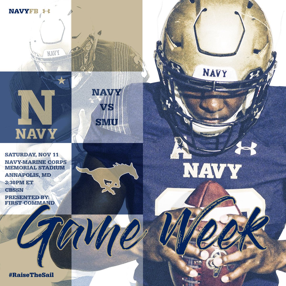 It's Senior Day at NMCMS vs SMU! 3:30pm ET / CBSSN #BeatSMU #RaiseTheSail