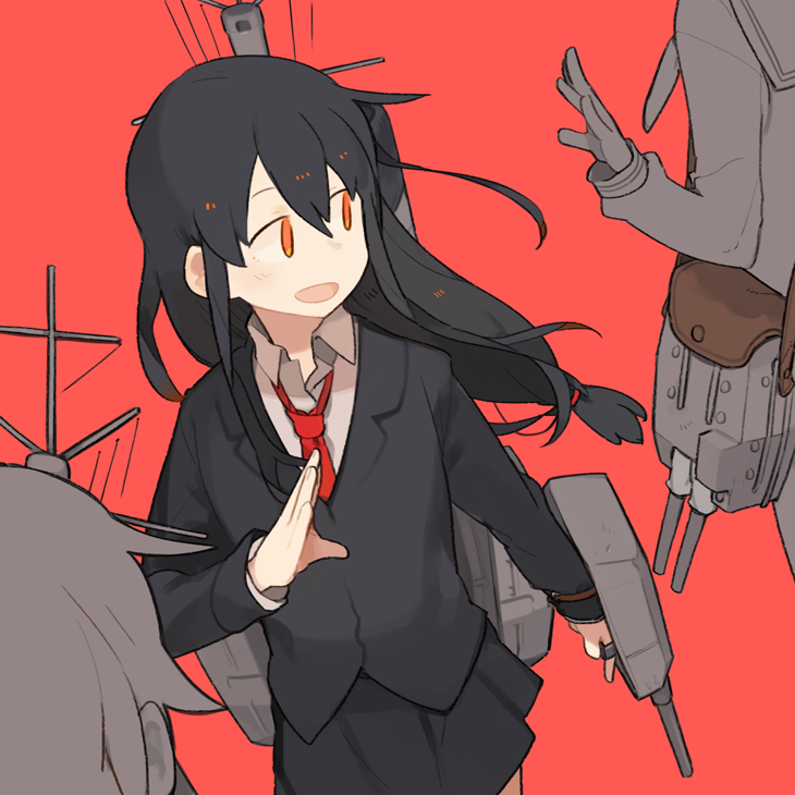 初霜(艦これ) ,雪風(艦これ) 「お題箱より。初霜です。 」|グライダーのイラスト