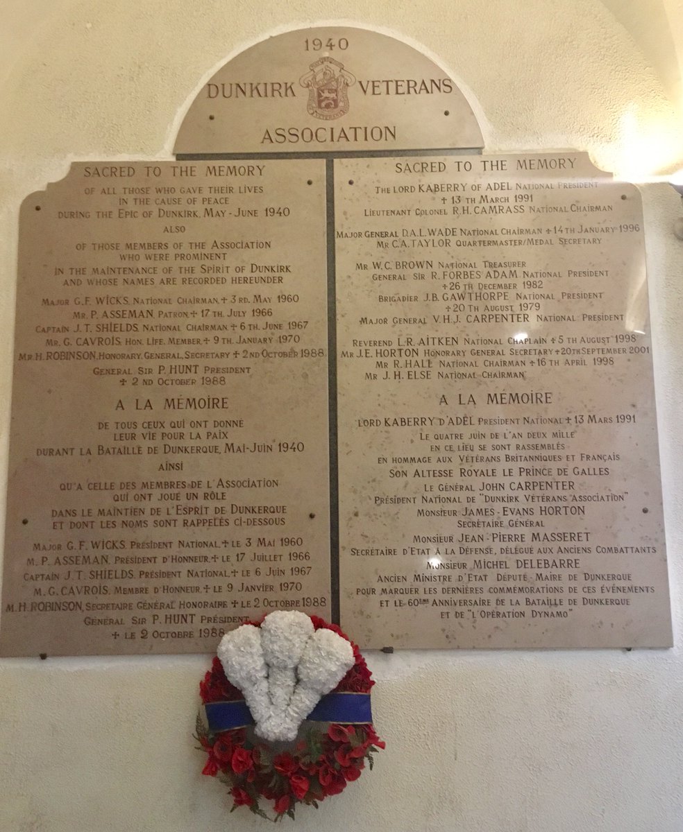 Dunkerque, France, City Hall features an honor roll of WW2 heroes who fought in the battle preceding events shown in the movie, "Dunkirk."