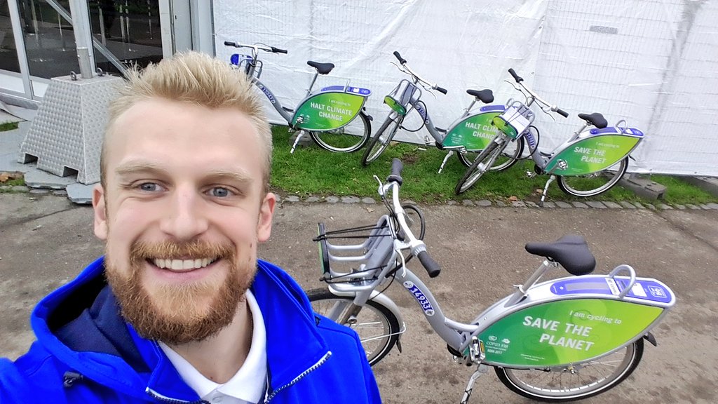 JFKuhlmann's tweet photo. 1st #eshuttle, now my 1st time using @nextbike. Free-of-charge 4 #COP23 participants.Great experience! Convenient,comfortable & #sustainable https://t.co/5NhBqys772