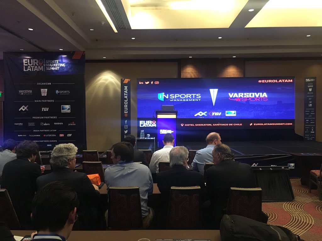Estamos en #EUROLATAM con los mejores exponentes del Mkt deportivo.