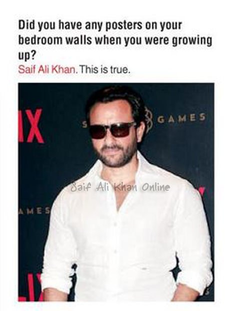 Saif Ali Khan Online On Twitter Confession From Parineeta