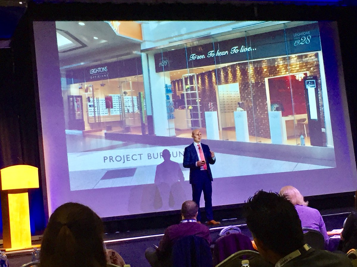 PK_NEG's tweet photo. Ryan Leighton @Leightons_1928 discusses Project Burgandy as he explains the company’s evolution and future vision @IDfromPTR #iDay17 https://t.co/izEIP4wMA5