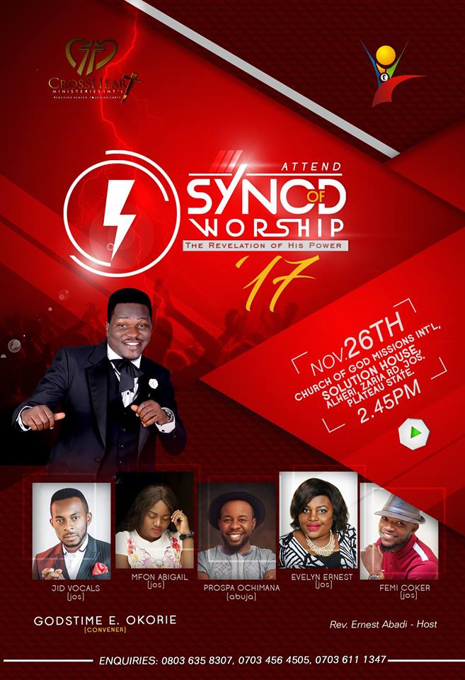 Icefm961's tweet photo. JOS CITY, GET PREPARED.
 We are so excited, Its officially 20 days to SYNOD OF WORSHIP '17.  
 JESUS be Glorified. Pray and Plan to attend, We would be so glad to receive you.
 YOU ARE WELCOME. https://t.co/QSbLbfr6OB