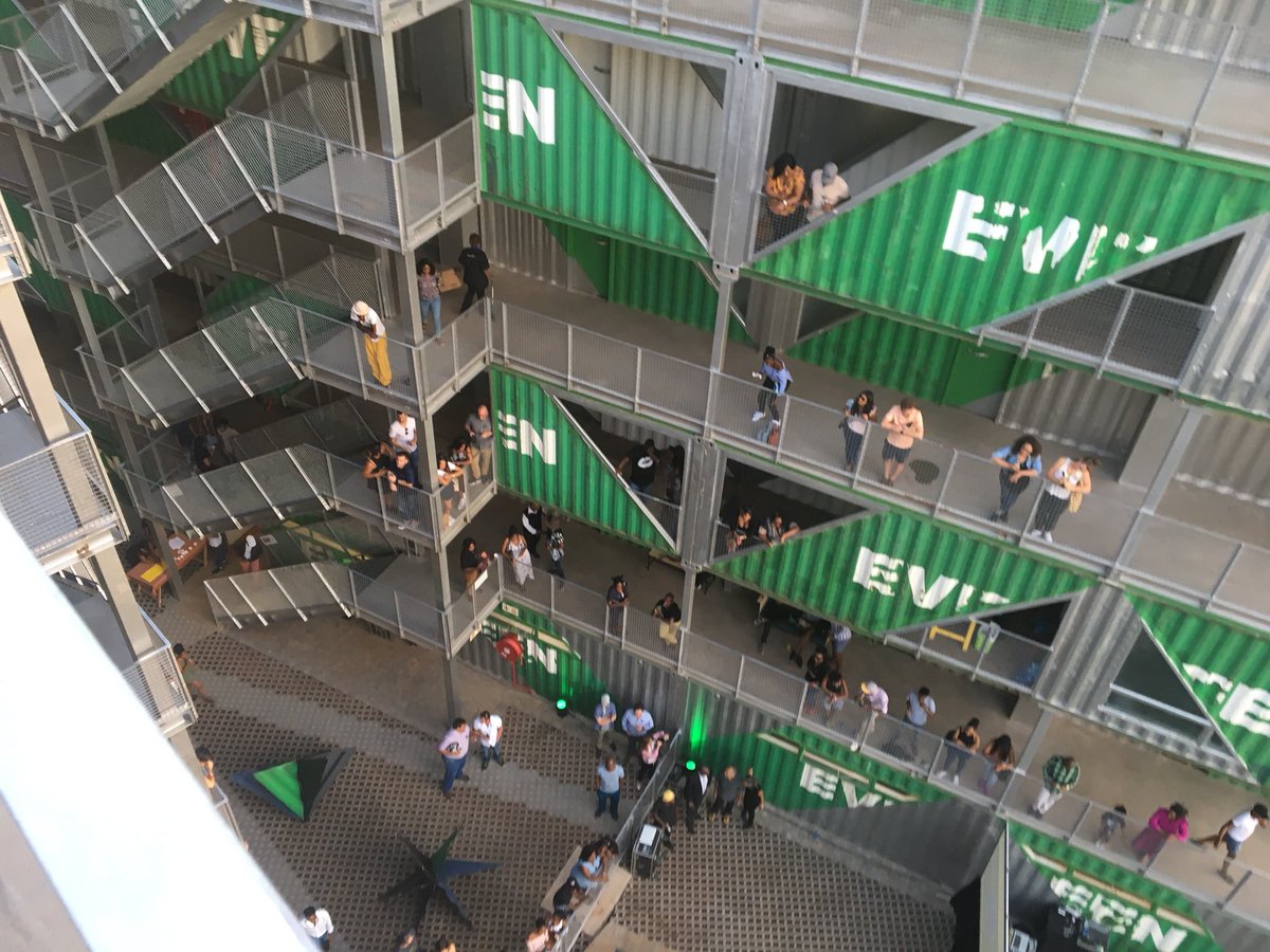 TstmkrsAfrica's tweet photo. The development of @propertuitySA new upcycled development is stunning. Incredible forward thinking for design and urban spaces. #Drivelines https://t.co/rtg0SyIzSe