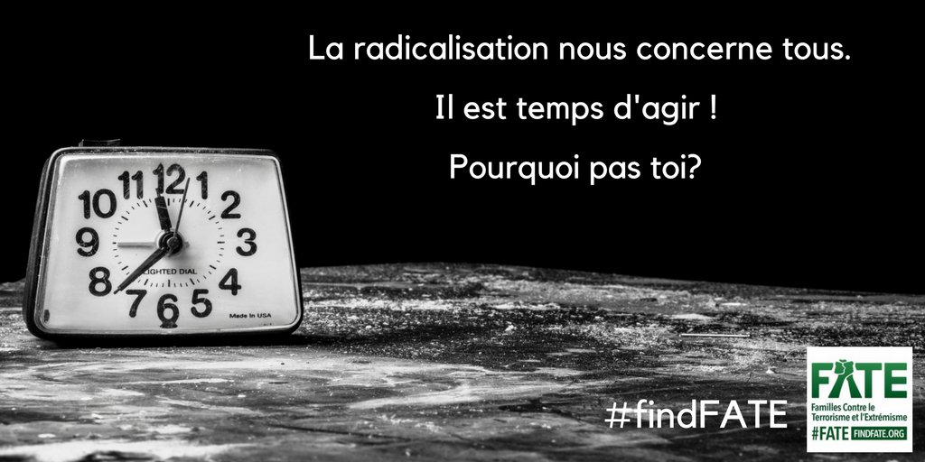 FATE__FR's tweet photo. La #radicalisation nous concerne tous à travers le pays ! Il n'est jamais trop tard pour agir. #PourquoiPasToi ?
#findFATE https://t.co/MVAPG5YYXS