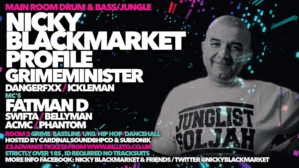 thisisundergrd's tweet photo. Drum &amp; bass in Cambridge tonight! @NickybmFriends 🔥🔥🔥 https://t.co/PNwDM9cL2q