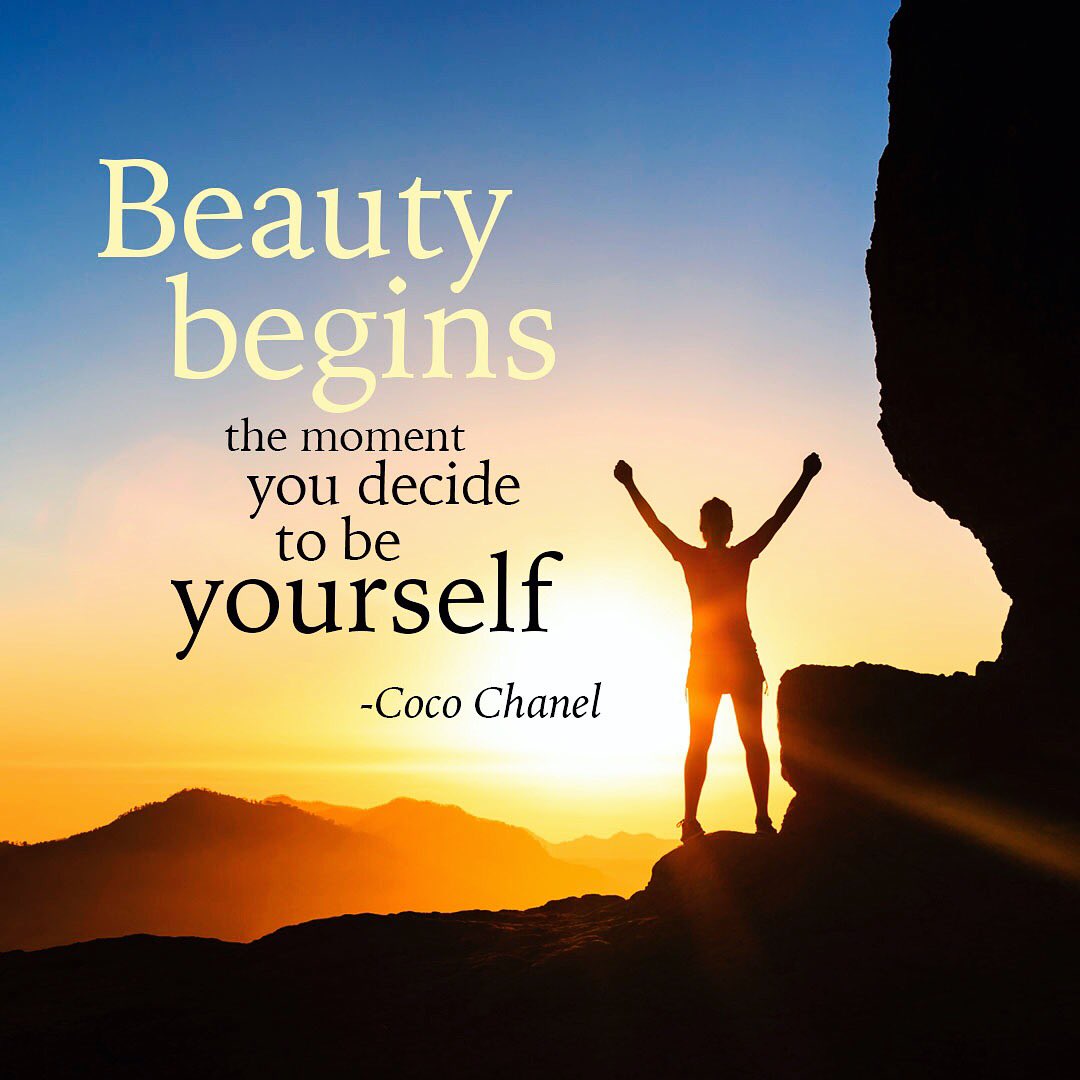 StephMcMahon's tweet photo. “Beauty begins the moment you decide to be yourself” -Coco Chanel #motivationmonday https://t.co/N2w5Hv51s0