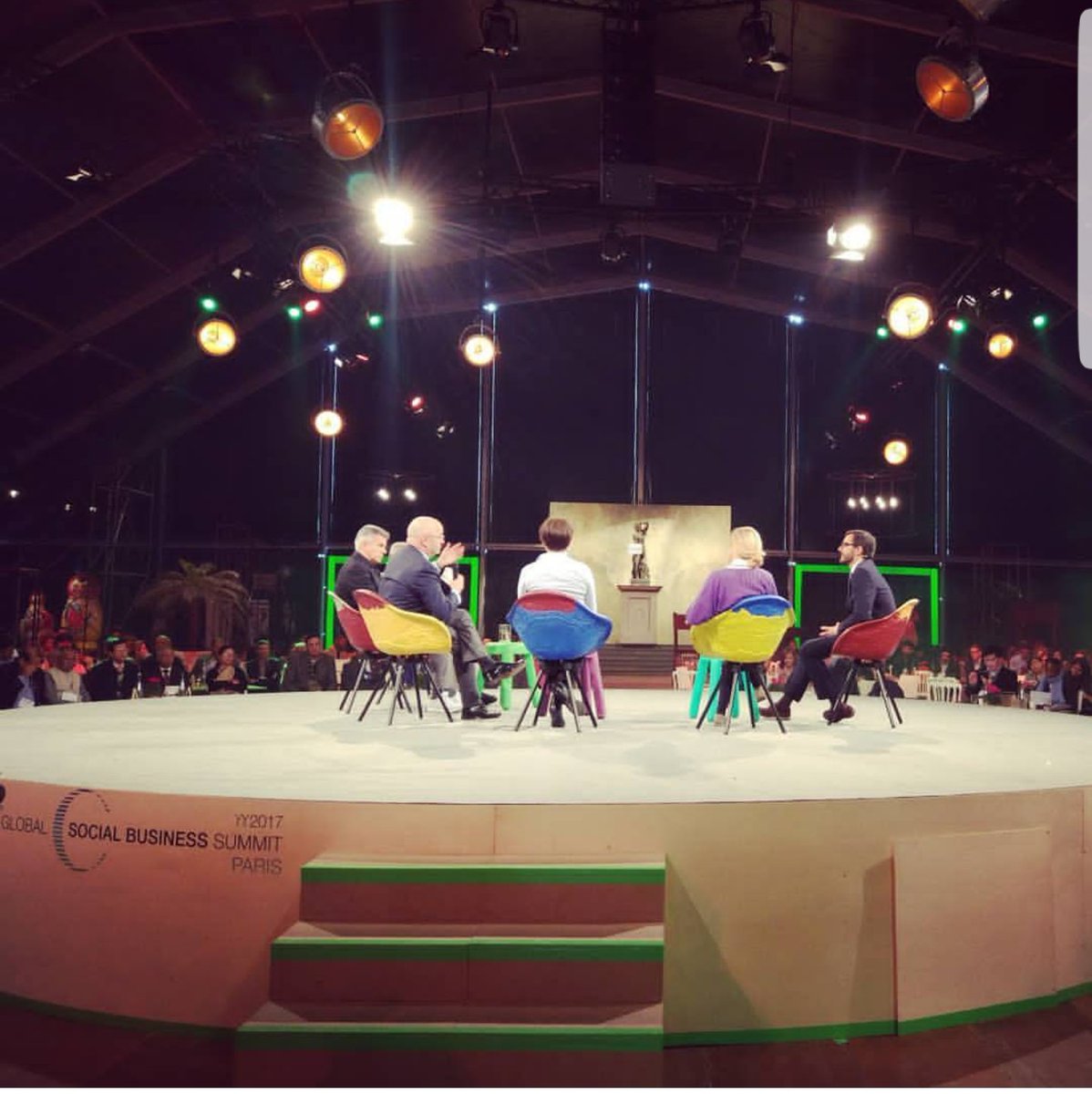 GSBS2017's tweet photo. How cool is that? You can get to see the speakers from any corner of the venue! If this isn't exciting then what? #revolvingstage
#gsbs2017 https://t.co/dyAFg1dbiE