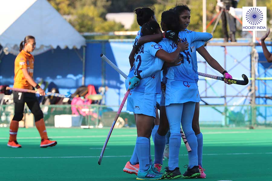 TheHockeyIndia's tweet photo. Best Moments from Team India’s glorious campaign at the recently concluded 9th Women’s #AsiaCup2017.

Album: https://t.co/vHFhLjmvkI https://t.co/P6oqjHsbGk