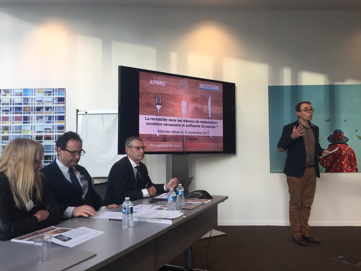 [Direct] KPMG accueille les #franchiseurs pr un #débat sur la #rentabilité ds les #réseaux de #restauration! #FranchiseKPMG @francesnacking