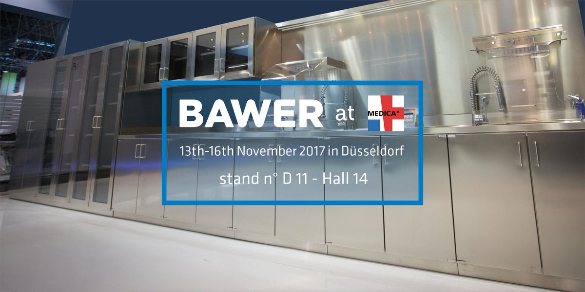 BAWER_SpA's tweet photo. BAWER PRESENTS ITS INNOVATIONS AT @MEDICATradeFair #healthcare #devices #tradeshow #medicine https://t.co/hNDZ5TS3mp https://t.co/EpQ8yptZXV