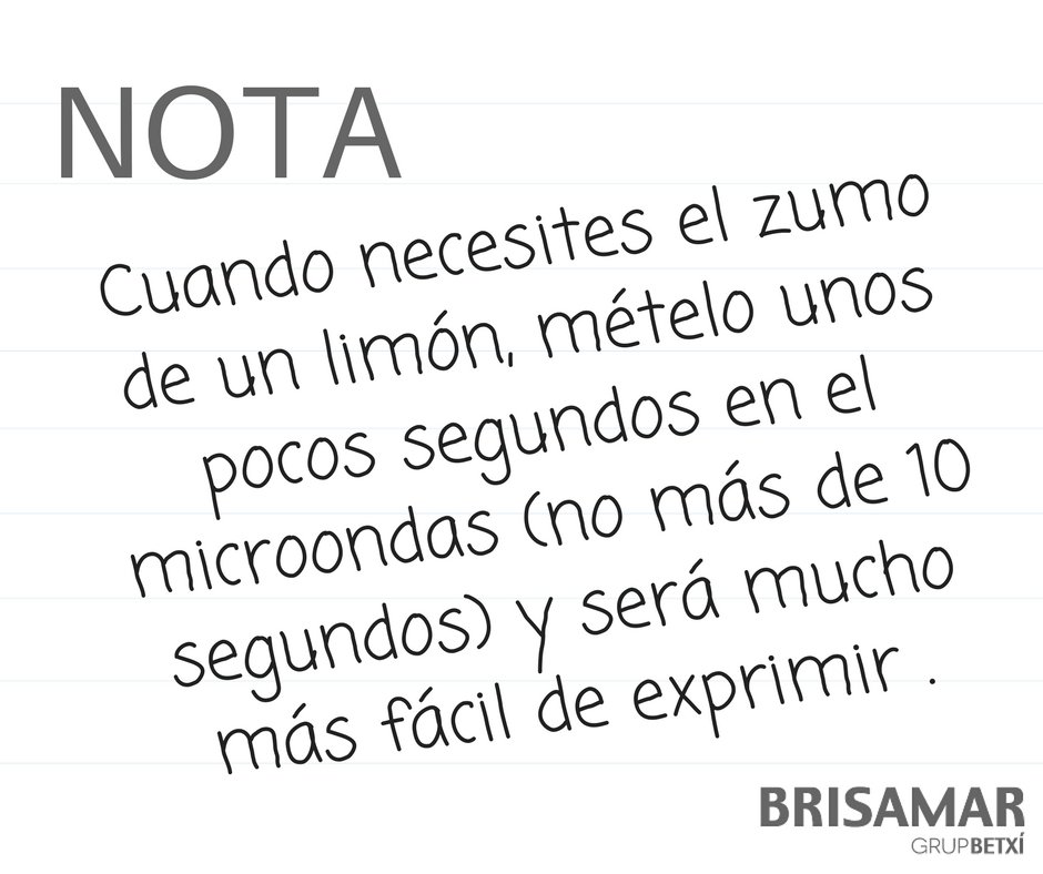 ➞ #ConsejoBrisamarGrup | Limón