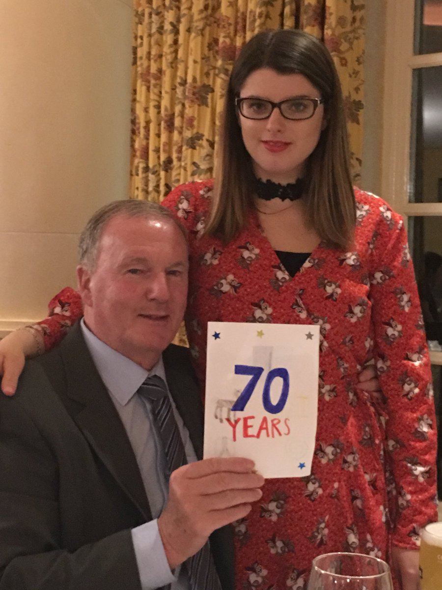 SmithyDuffy's tweet photo. Wishing my Dad a very happy 70th birthday today , we had a ball celebrating , love you Daddy ❤️ https://t.co/ybFpFKhmsi
