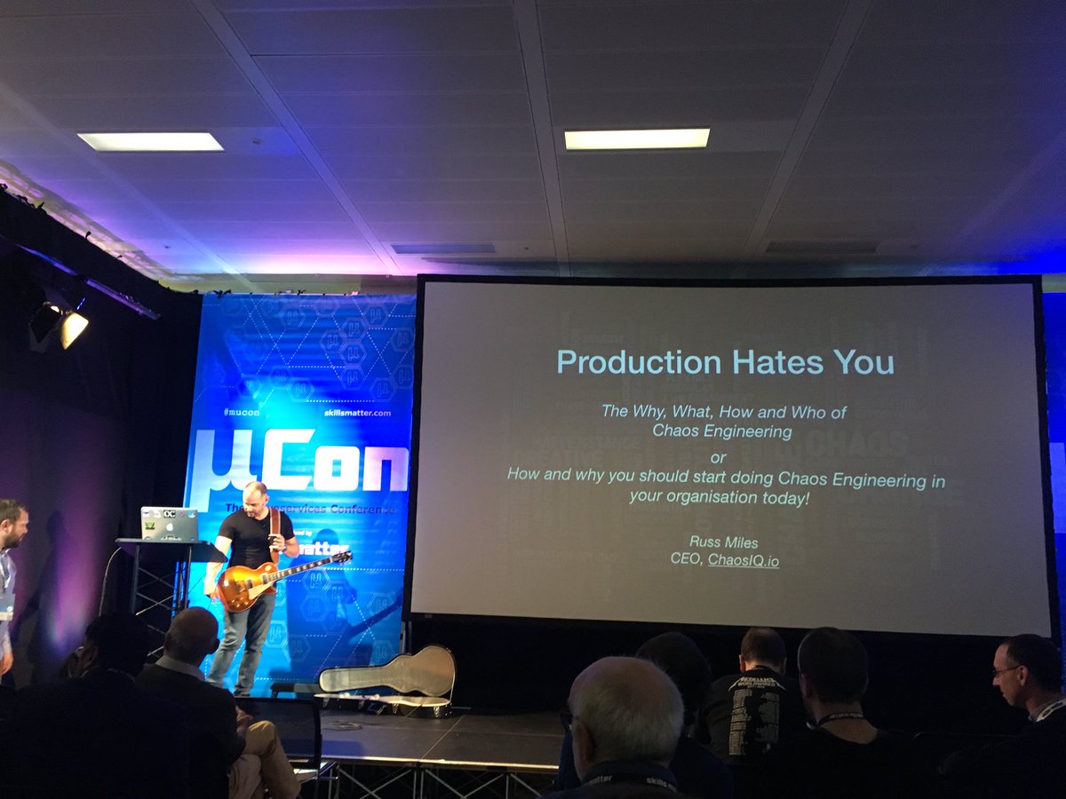 danieloh30's tweet photo. Let’s begin #mucon2017 with a song about production hates you @russmiles https://t.co/O41LyCwbuT