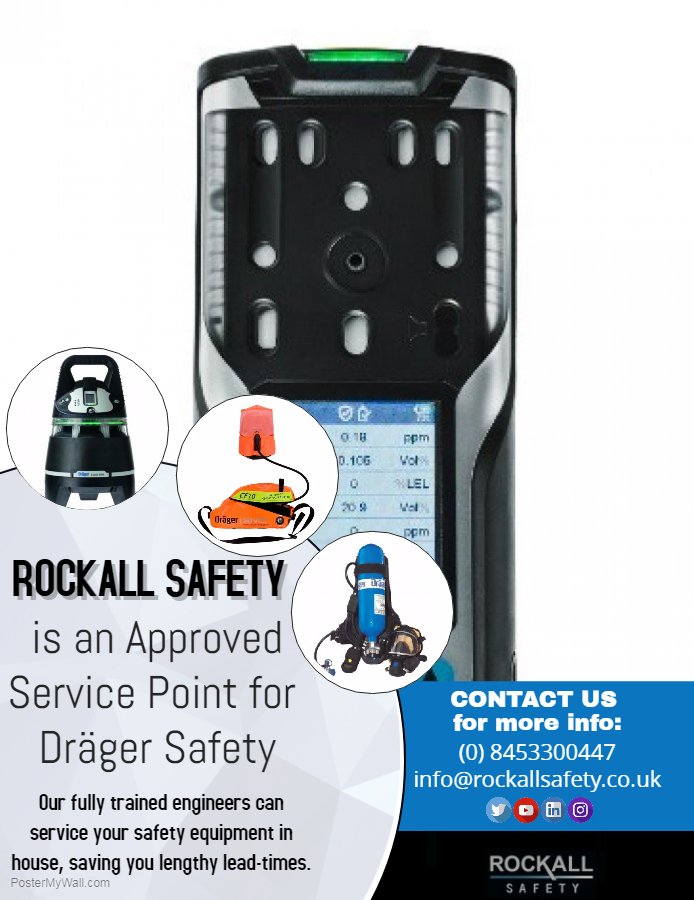 RockallSafety's tweet photo. We SELL #hire & also #Service a complete range of #safetyequipment
#gasmonitor #scba #escapesets #fallarrest #winches #confinedspace #gas https://t.co/njhD6alVGH