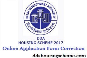 DDA Housing Scheme 2017 Online Application Form Correction ddahousingscheme.com/dda-housing-sc…