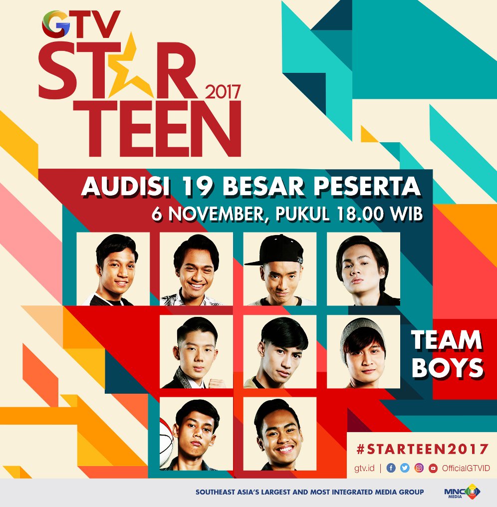 AGDC (@agdcdotcoid) on Twitter photo Wah apalagi #TeamBoys, gak mau kalah buat unjuk gigi dideoan Judges Boys dlm Starteen Audition 6 November 2017! <a href="/OfficialGTVID/">OfficialGTVID</a> #starteen2017 Wah apalagi #TeamBoys, gak mau kalah buat unjuk gigi dideoan Judges Boys dlm Starteen Audition 6 November 2017! <a href="/OfficialGTVID/">OfficialGTVID</a> #starteen2017
