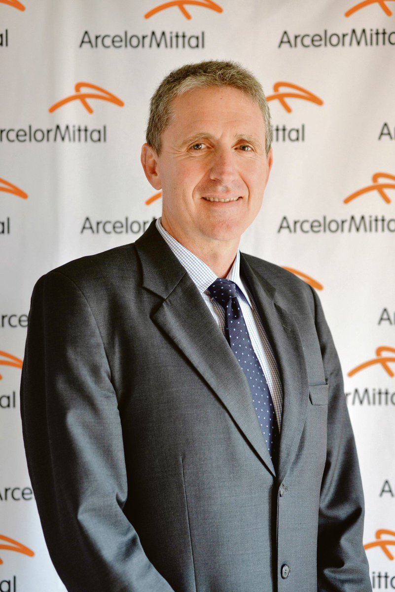 ArcelorMittal SA agreed to pay a R1.5bn fine for its role in steel cartels. This is Paul O'Flaherty & Wim De Klerk. (former & current CEOs)