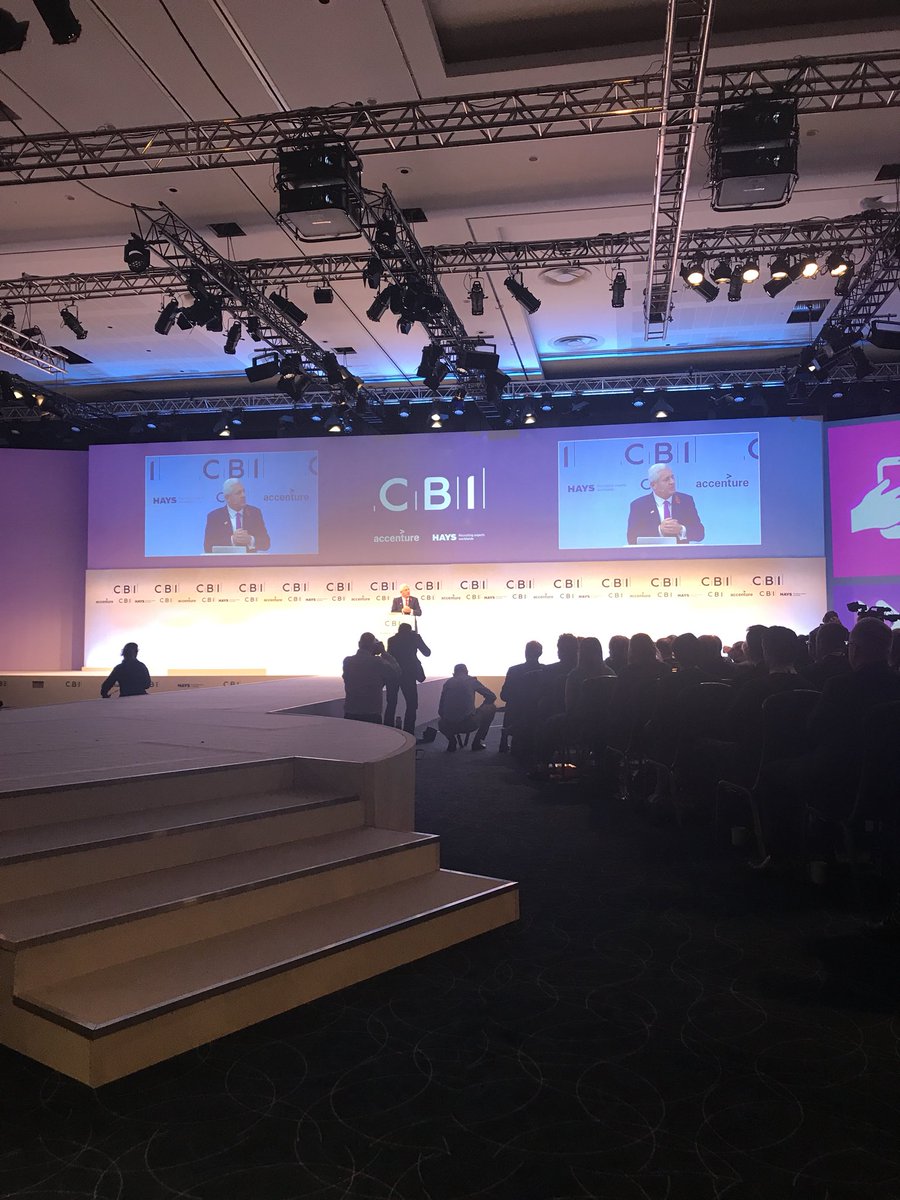 It is an honour to host this years CBI conference at the Intercontinental London O2 #CBI2017