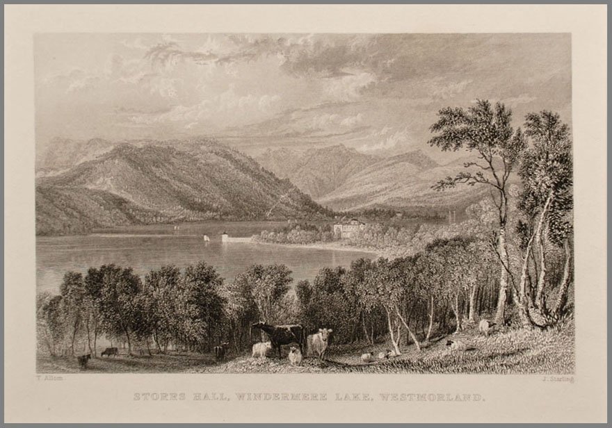 satgallery's tweet photo. Picture of the Day: Storrs Hall, Windermere, 1834, engraving for sale. https://t.co/rwKgOeVgsG #Windermere #LakeDistrict #StorrsHall #art https://t.co/VWJgk3BRVV