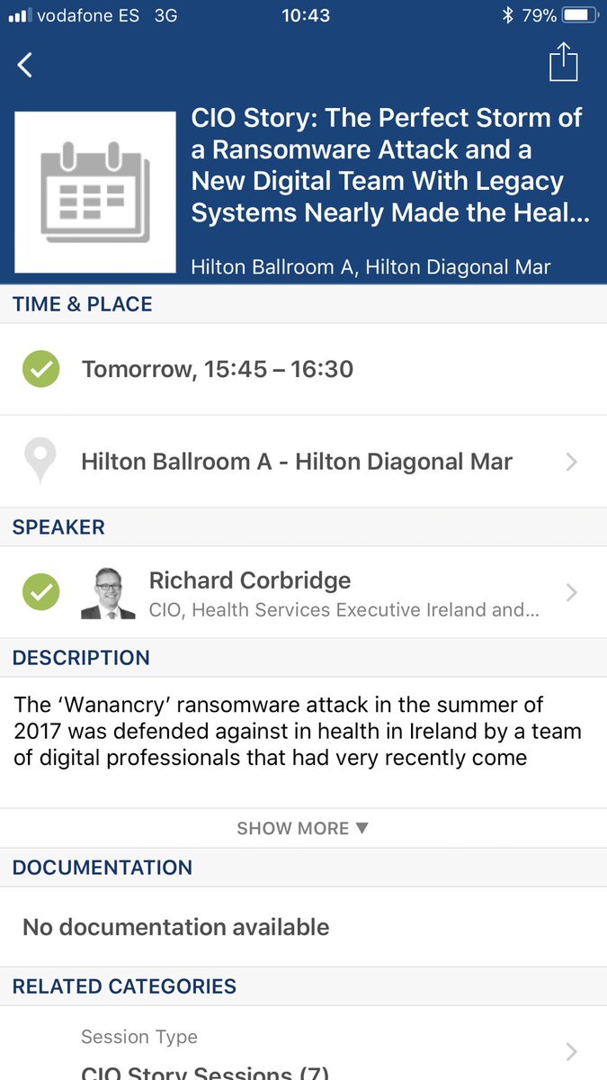 Don’t miss @R1chardatron CIO Story Tues at 15:45 Hilton Ballroom A. I had a sneak peak and believe me it’s not to be missed #GartnerSYM