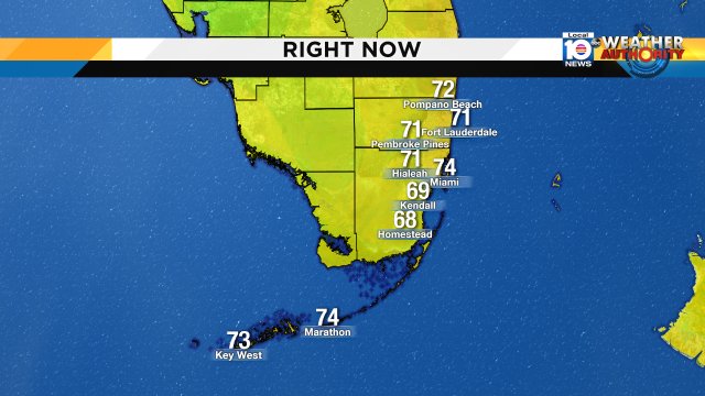 Good Monday morning! Get up get going the temperatures are nice and mild. Watch Local10 for more https://t.co/Sc7KpejHYk