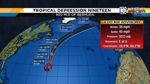 We have a new tropical system in the Atlantic it is not expected to be a threat to land. https://t.co/0WX6XjGTbx