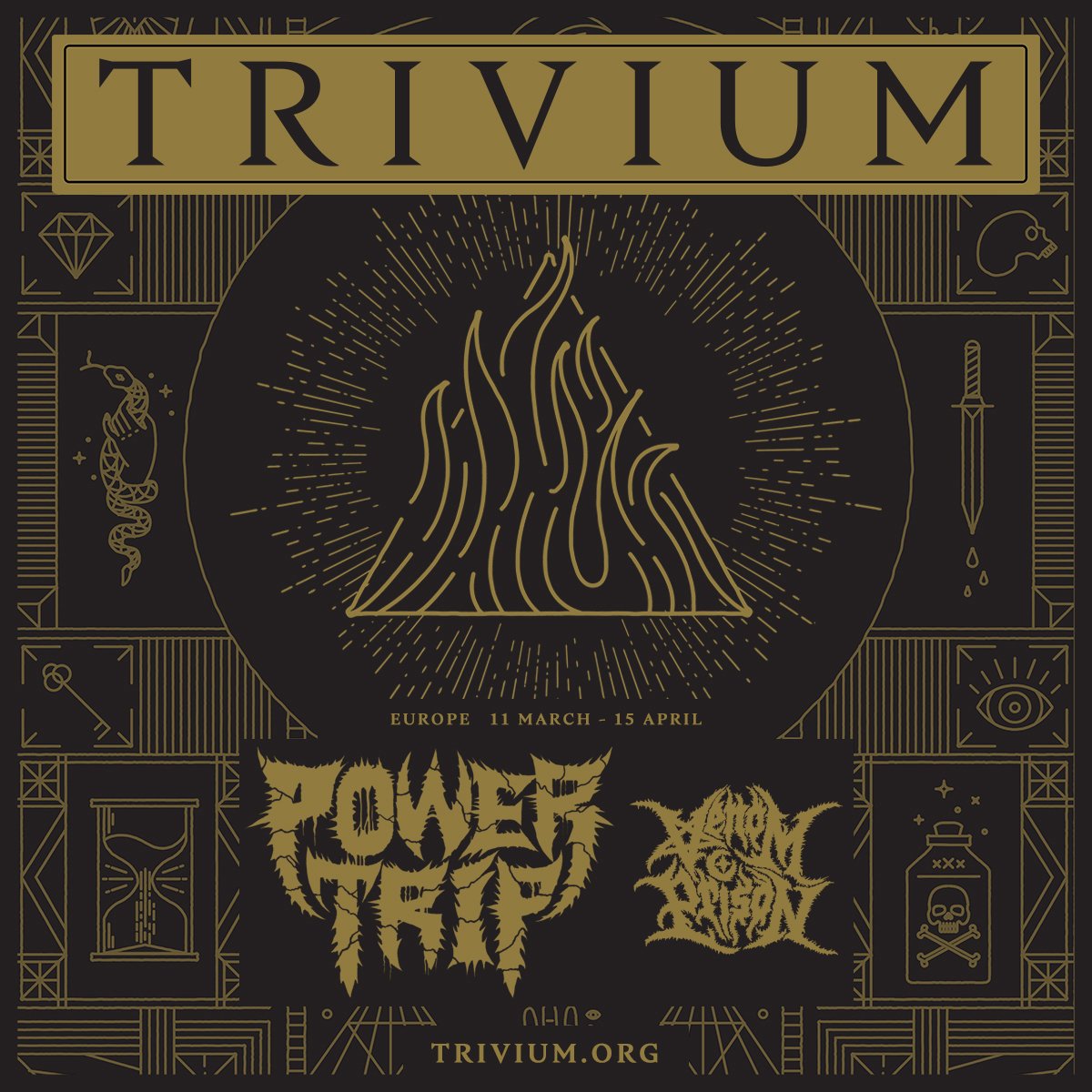 ToneArtists's tweet photo. Huge news @VenomPrison to tour Europe w/ @TriviumOfficial @powertriptx @codeorangekids (UK) @ProstheticRcds @Roadrunner_UK Tickets: Friday https://t.co/5IzlfARoot