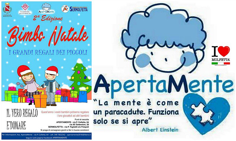 ilovemolfetta's tweet photo. Donate perche' a #Natale il piu' bel regalo e' donare
https://t.co/r4N8xkQw74
#apertamente #ilovemolfetta #pugliesinelmondo #ollmuvi https://t.co/5OTN2sWgCb
